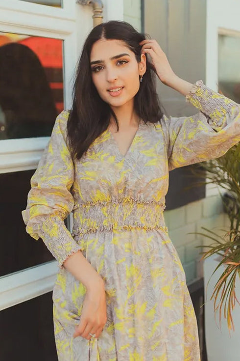 La Bella Summer Printed Midi Dress